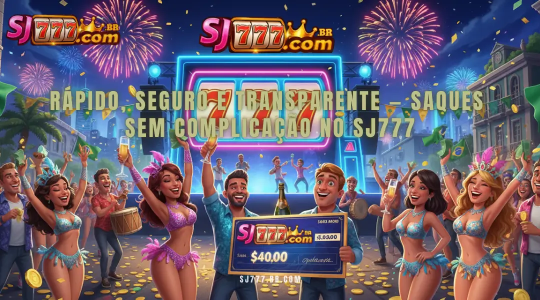 Rápido, seguro e transparente — saques sem complicação no SJ777