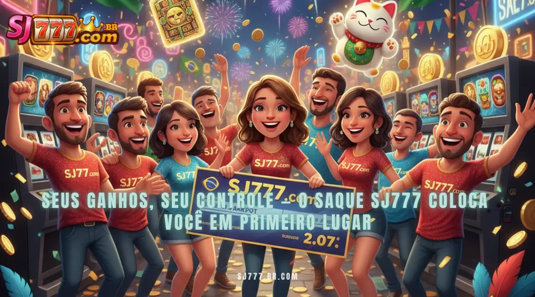 Seus ganhos, seu controle — o saque SJ777 coloca você em primeiro lugar