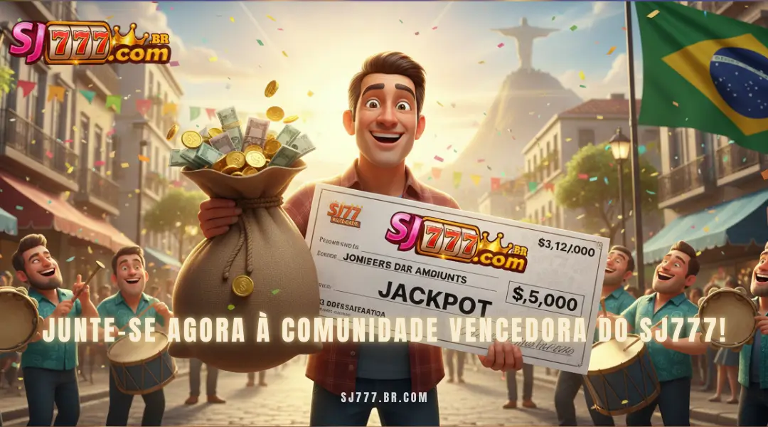 junte-se agora à comunidade vencedora do SJ777!