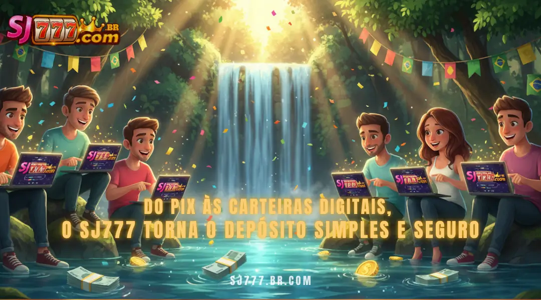 Do PIX às carteiras digitais, o SJ777 torna o depósito simples e seguro