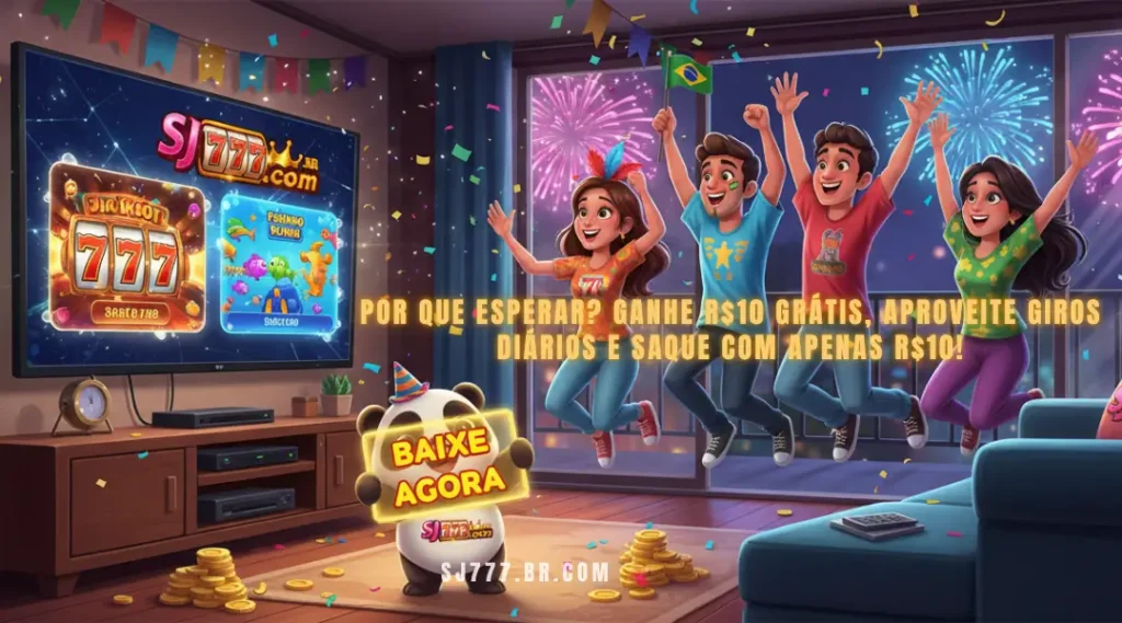 Por que esperar? Ganhe R$10 GRÁTIS, aproveite giros
diários e saque com apenas R$10!