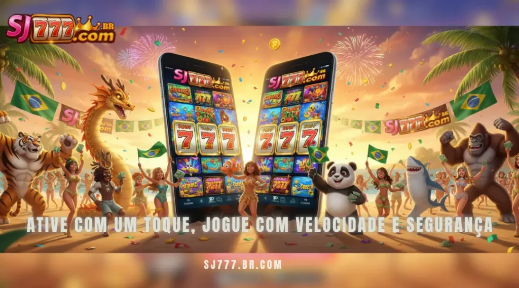 Ative com um toque, jogue com velocidade e segurança