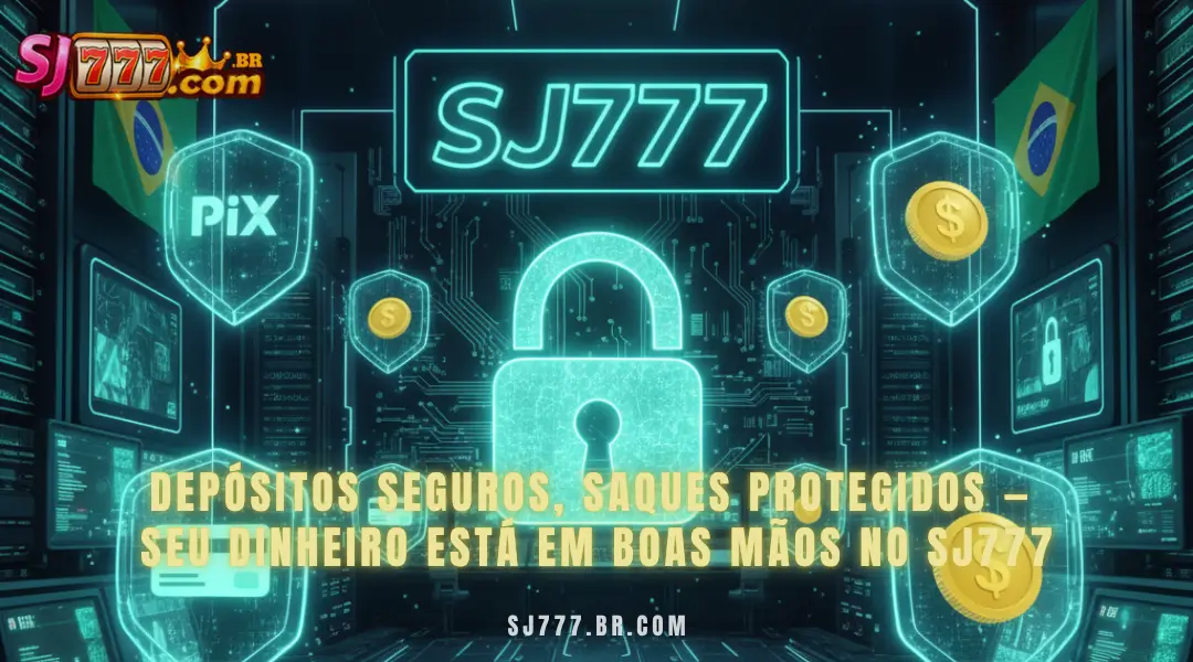 Depósitos seguros, saques protegidos —
seu dinheiro está em boas mãos no SJ777