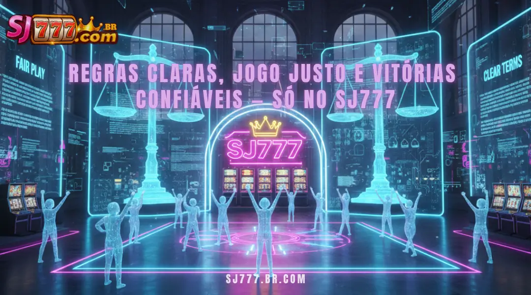 Regras claras, jogo justo e vitórias
confiáveis — só no SJ777