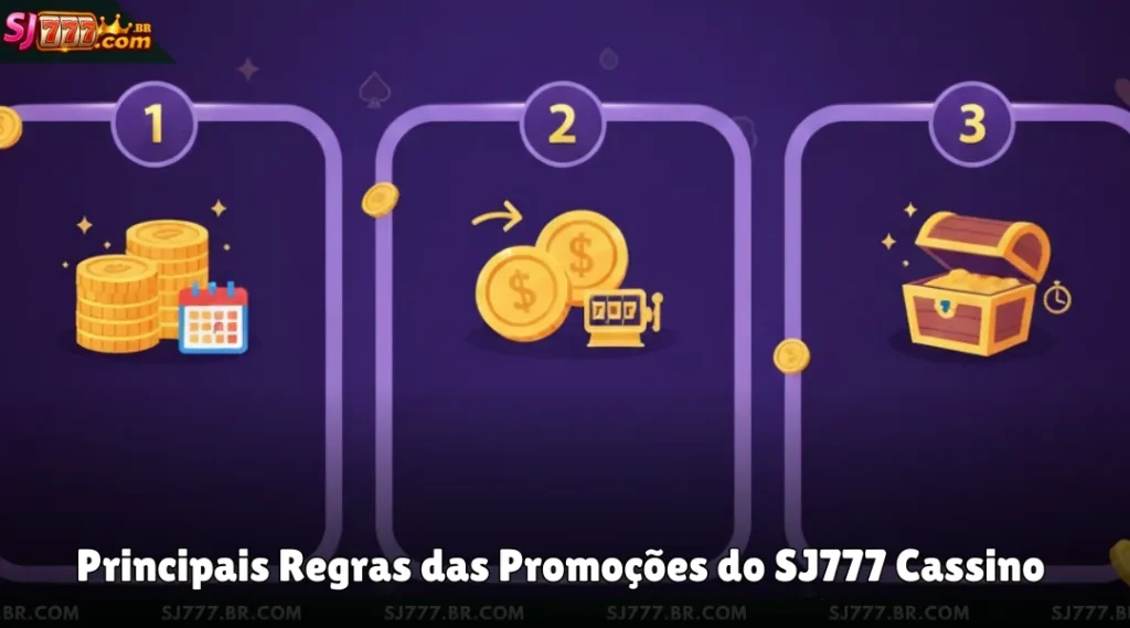 Principais Regras das Promoções do SJ777 Cassino