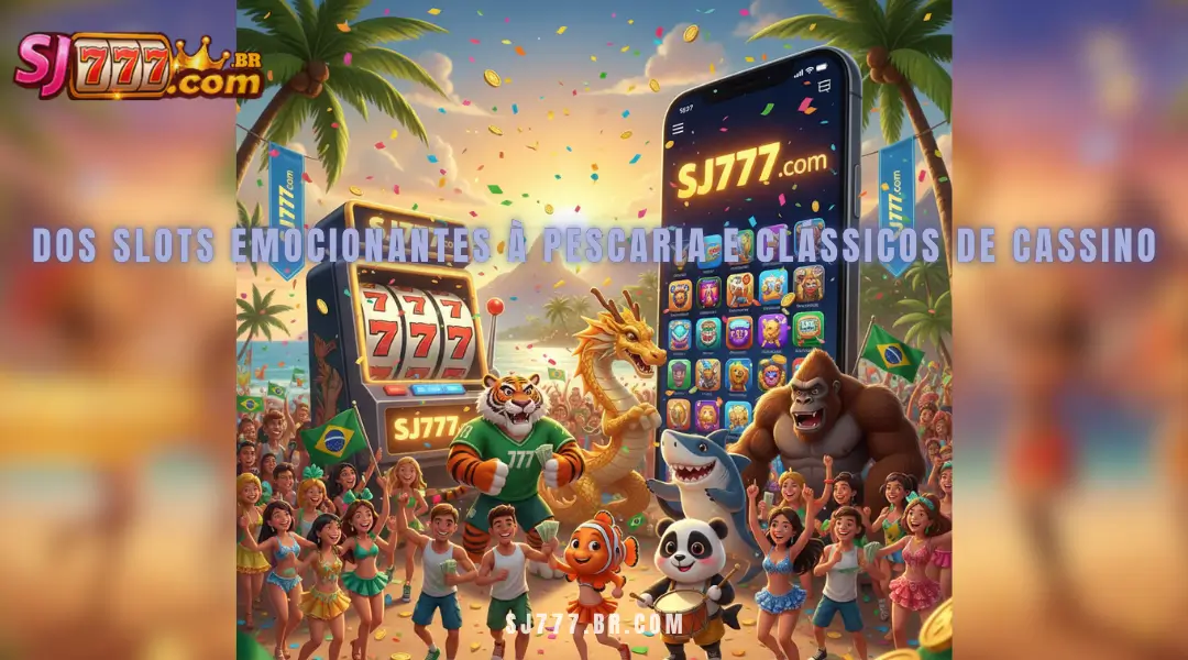 Dos slots emocionantes à pescaria e clássicos de cassino