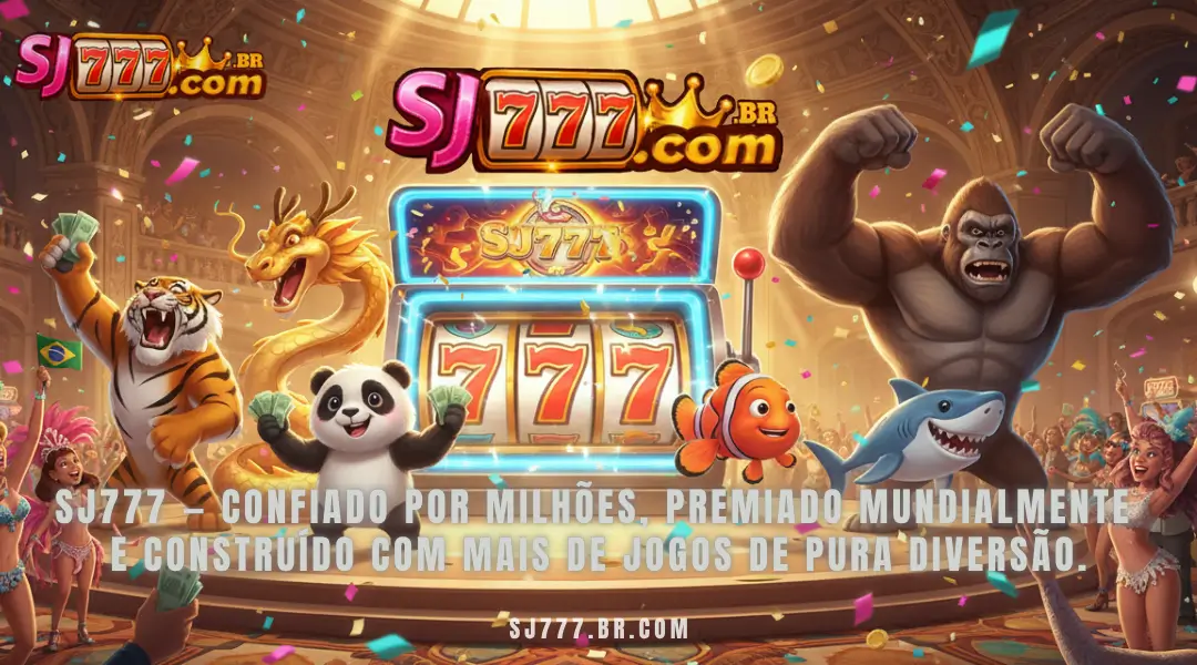 SJ777 — confiado por milhões, premiado mundialmente! E construído com mais de jogos de pura diversão.